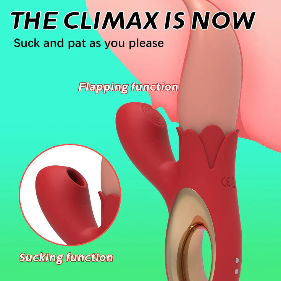 Amy Dual-Action Licking & Suction Personal Massager