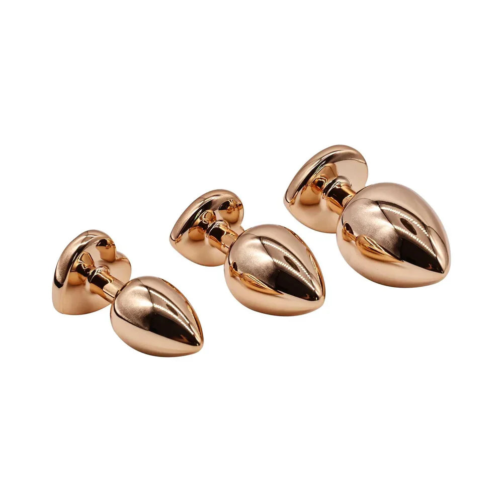 Adam & Eve Rose Gold Pink Heart