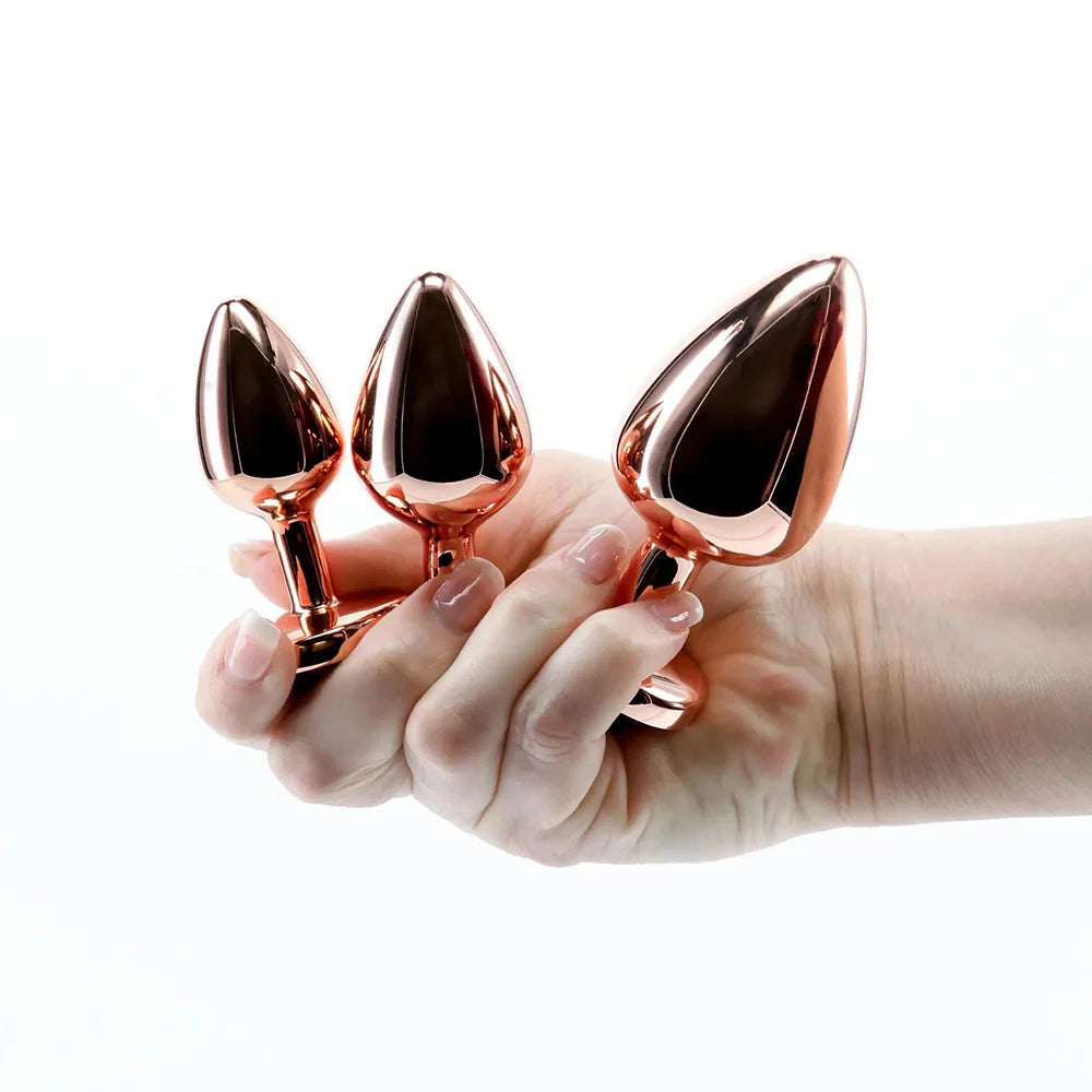 Adam & Eve Rose Gold Pink Heart