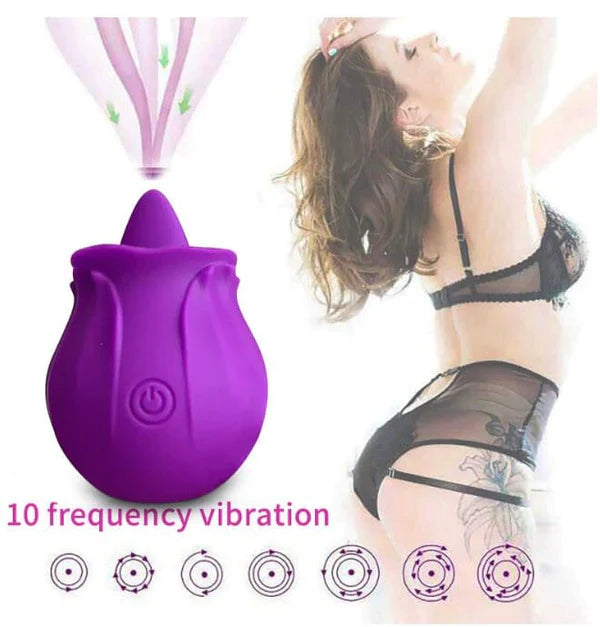 Rosebud Licking & Suction Personal Massager