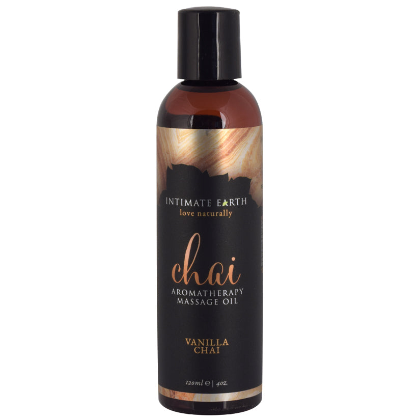 Intimate Earth Aromatherapy Massage Oil – Vanilla & Chai