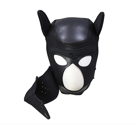Máscara de cachorro de neopreno