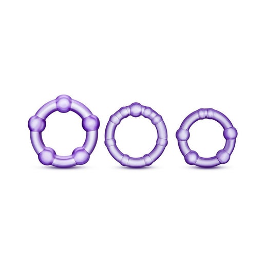 Blush Stay Hard – Set de 3 Anillos