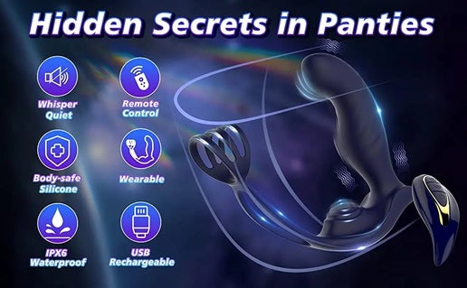 Prostate Wellness Massager with Support Grip