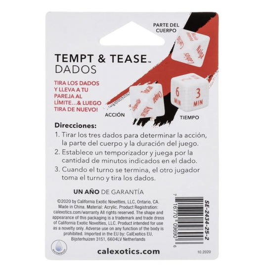 Tempt & Tease Dice Game