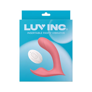 Luv Inc Insertable Panty Vibrator Coral