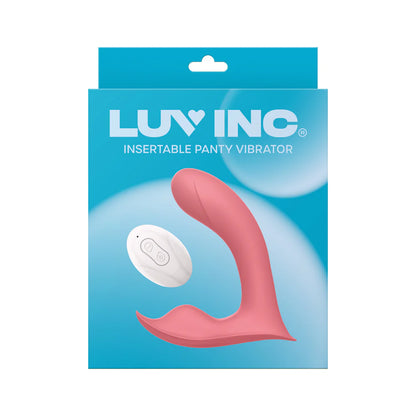 Luv Inc Insertable Panty Vibrator Coral