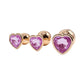 Adam & Eve Rose Gold Pink Heart