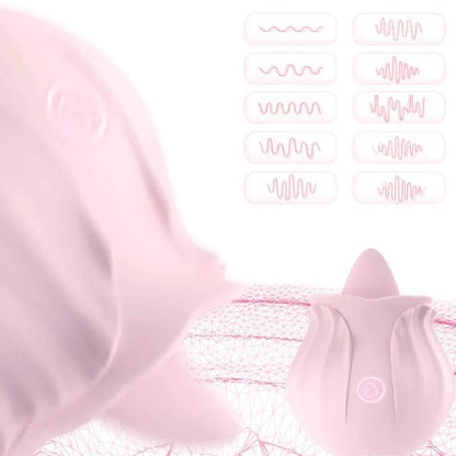 Rosebud Licking &amp; Suction Personal Massager