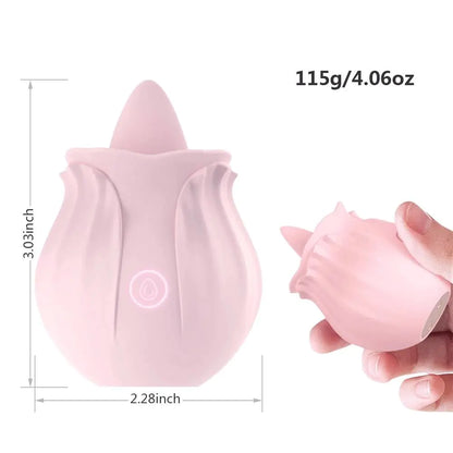 Rosebud Licking &amp; Suction Personal Massager