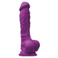 Dildo Colours Pleasures - Morado 7"