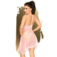 Penthouse Naughty Doll Lace Detailed Baby Doll With Thong