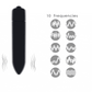 Plug Negro Set Stanley Steel Con Bala