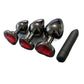 Juego de enchufes negros Stanley Steel con bala