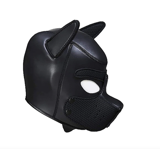Máscara de cachorro de neopreno