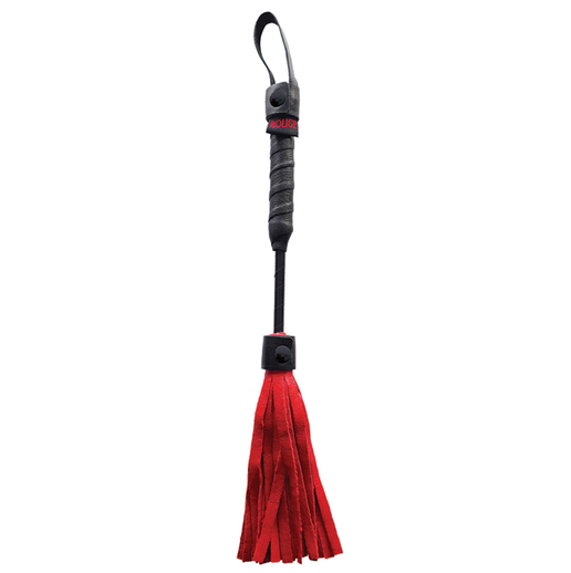 Mini leather whip Rouge