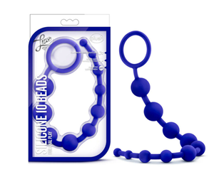 Blush Luxe Silicona 10 Perlas para Juego Anal Indigo