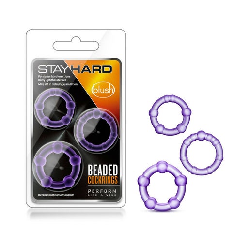 Blush Stay Hard – Set de 3 Anillos