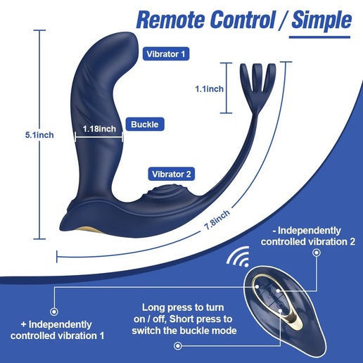 Prostate Wellness Massager with Support Grip