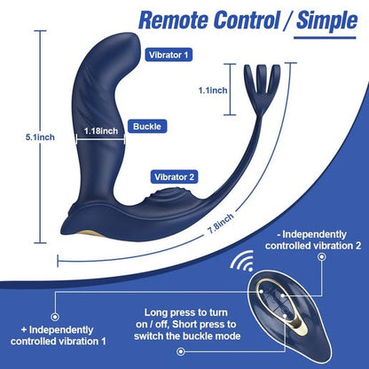 Prostate Wellness Massager with Support Grip
