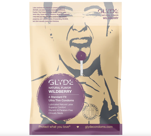 Condón con sabor Glyde Ultra