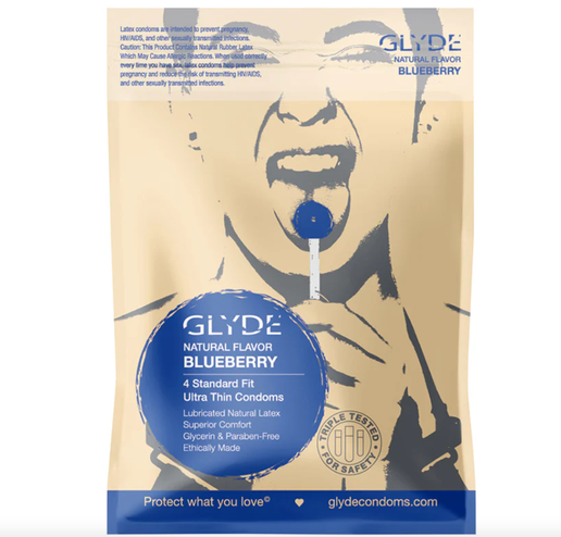 Condón con sabor Glyde Ultra