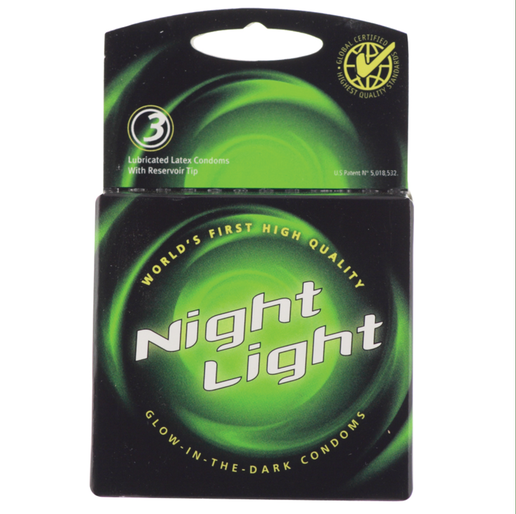 Preservativos que brillan en la oscuridad