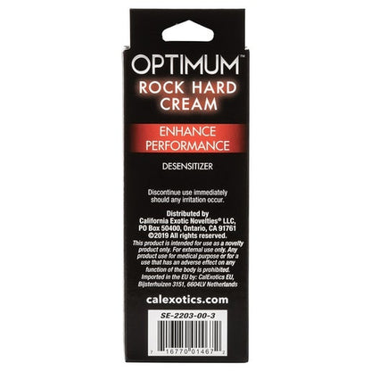 Crema para un rendimiento íntimo óptimo y firme