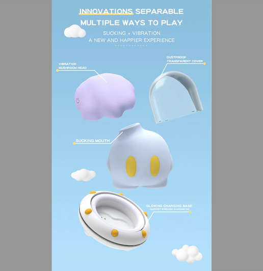 The Pleasure Mushroom Sucking Vibrator The Pleasure Mushroom Sucking Vibrator