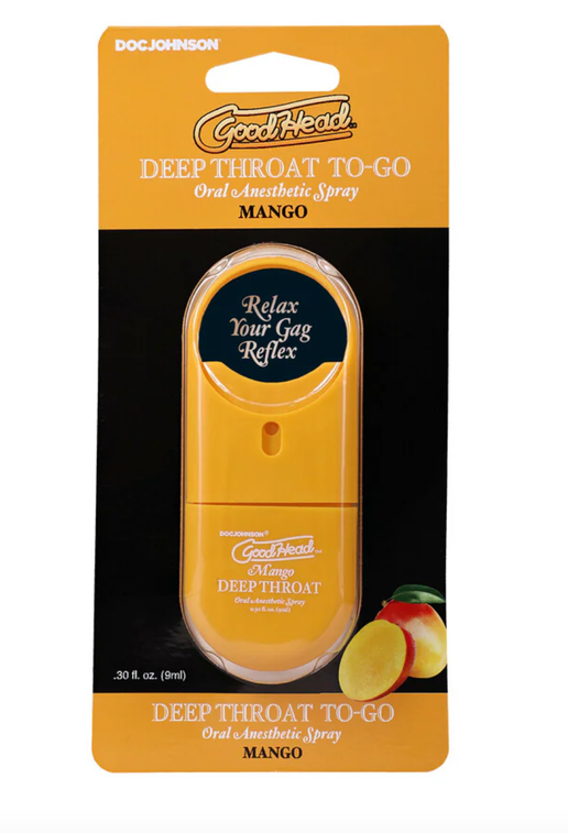 GoodHead Spray Para la Garganta Profunda To-Go Mango