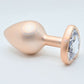 Gold Plug Diamante