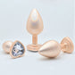 Gold Plug Diamante
