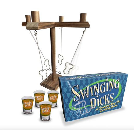 Juego de beber de novedad de lanzamiento de aros