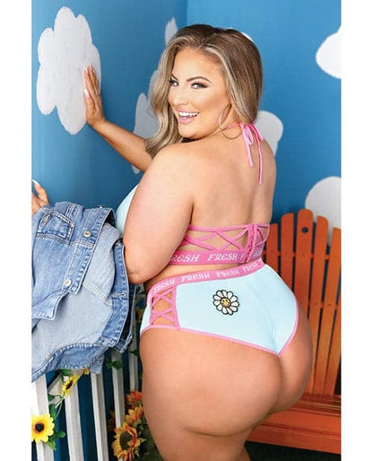 Top Halter y Short de la colección Vibes Fresh