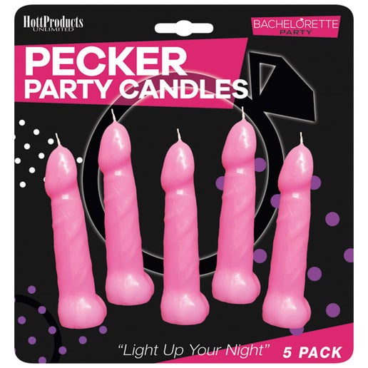 Velas de fiesta rosas divertidas