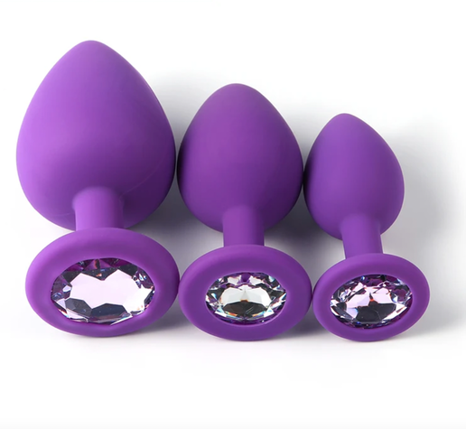 Set de silicona morado