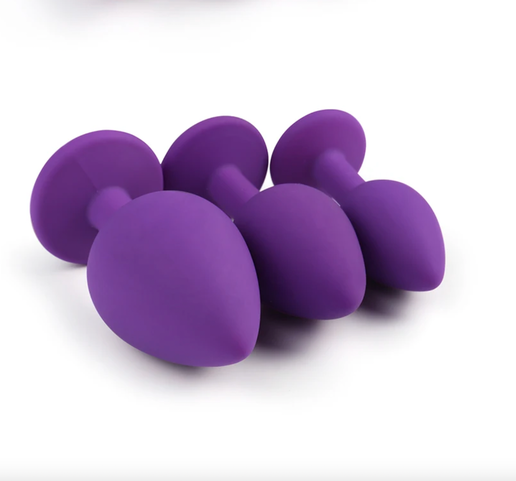 Set de silicona morado