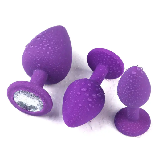 Set de silicona morado
