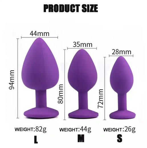 Set de silicona morado